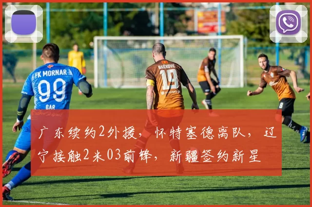 广东续约2外援,怀特塞德离队,辽宁接触2米03前锋,新疆签约新星